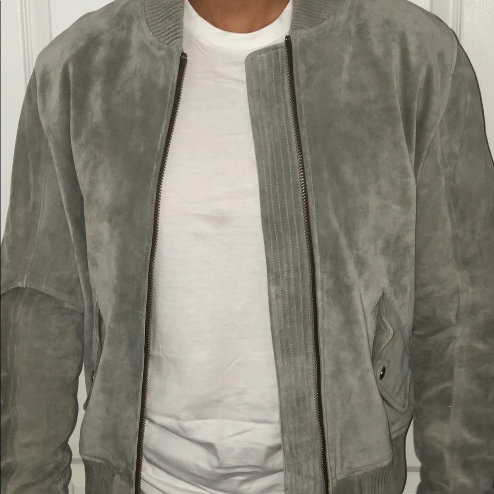 Suede Bomber jacket